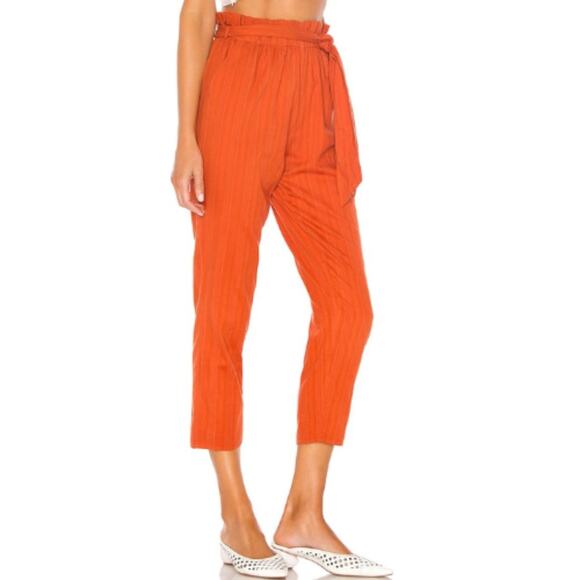 MAJORELLE Tristan Pant in Rust Orange NWT Size Small - Picture 2 of 3